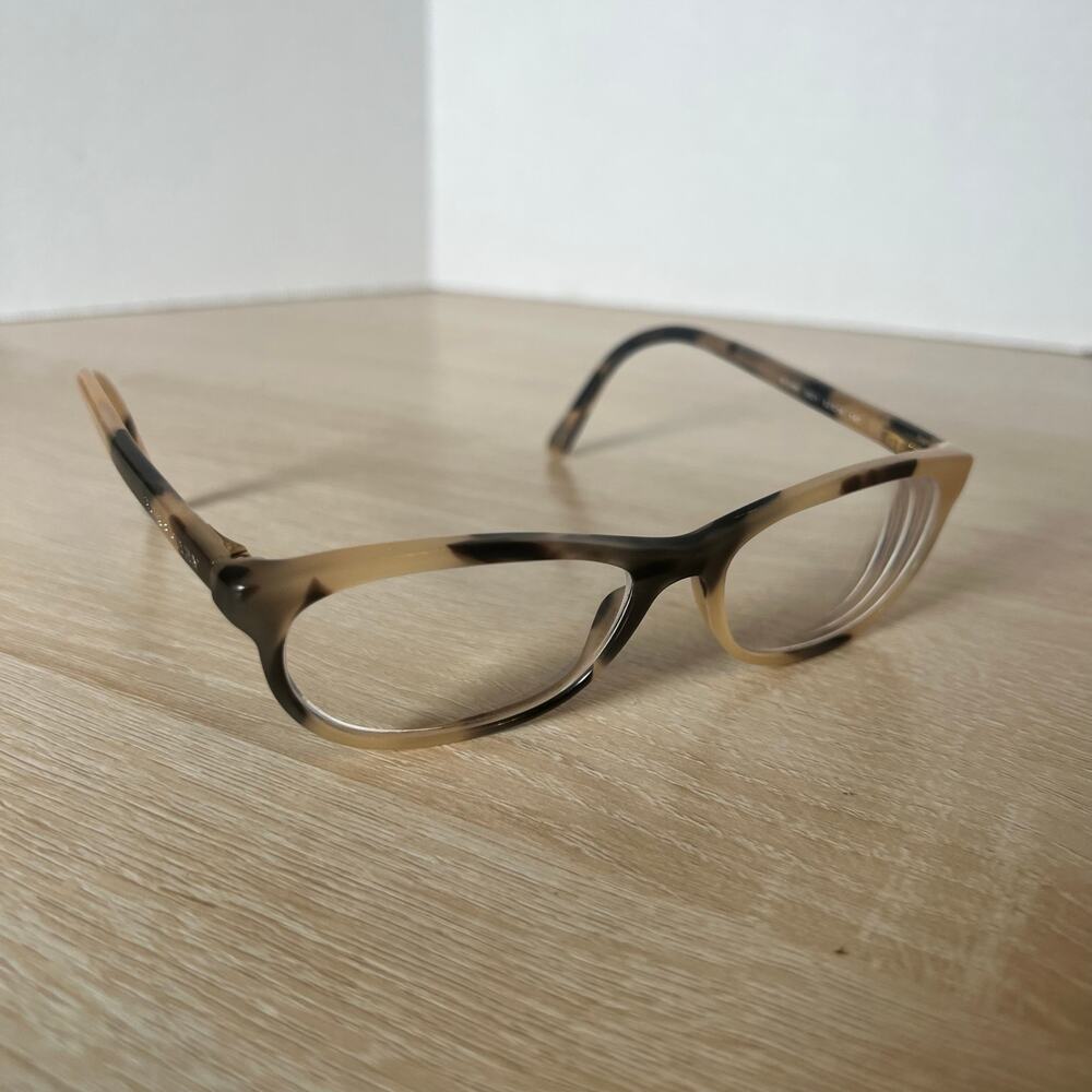 Burberry B2180 3501 Eyeglasses Beige Tan Tortoise Frames 52-16-140 Italy - Picture 2 of 12